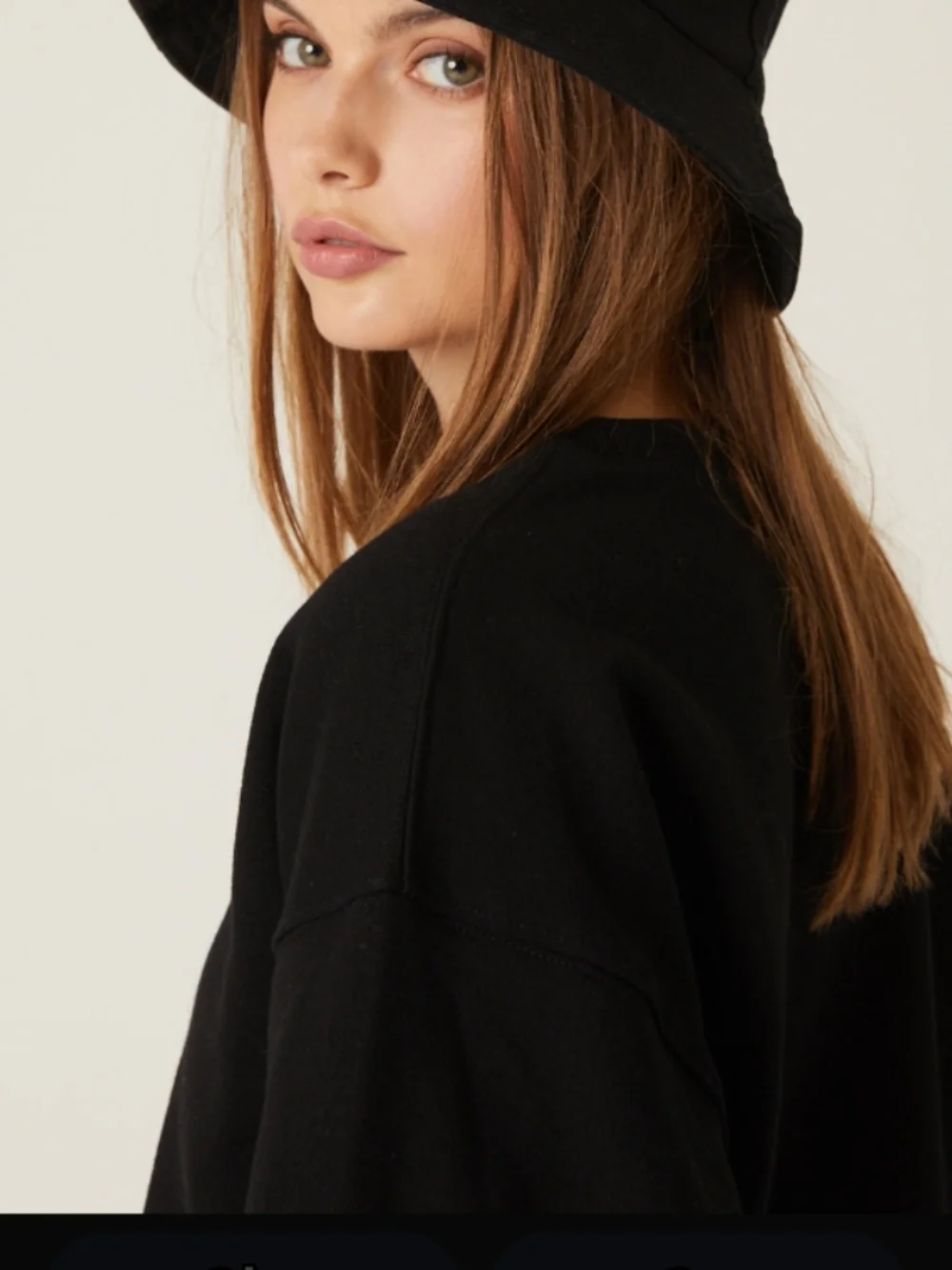 Reversible FashionBucket Hat - Solid Blackand Lovely Tan Made In Vietnam 🆕✨🩷